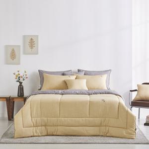 모달 그램 옐로우[10온스] 슈퍼싱글/퀸/킹세트[퀼트이불+패드+베개커버]