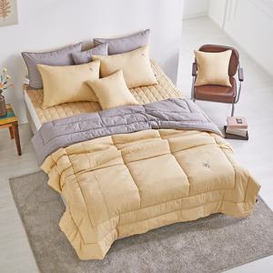 모달 그램 옐로우[10온스] 퀼트이불 싱글/퀸