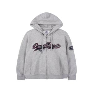 남녀공용 엔비에이  레터링 맥시멀 핏 후드 집업 N261TJ020P