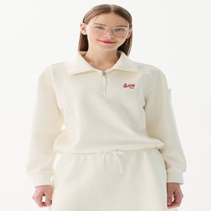 [COQ ATTI TAB] 여성 네오프렌 반집업 티셔츠