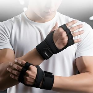 헬스장갑 파워손목4구 블랙 역기 아령