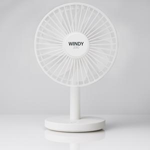 윈디제로 탁상용 선풍기 무소음 무선 미니 사무실 BLDC