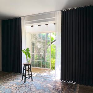 창안애 기능성 100% 암막커튼 안방 거실커튼 방한방풍 도톰 쉬폰 속지 린넨속커튼