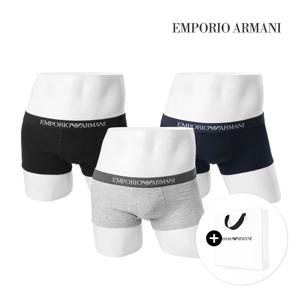 엠포리오 아르마니 남성 드로즈 팬티 속옷 3장 쇼핑백 세트 111610