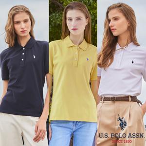 [U.S POLO ASSN.] 25SS 반팔 폴로 카라티셔츠 여성 3종