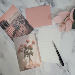 감성 편지지 세트 특별한 손편지 예쁜 포토 기념일 편지 생일 곰신 훈련소 여자 남자 AA0309