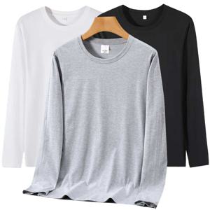 2장세트 남성 여성 순면100% 라운드 무지 기본 티셔츠 면티 긴팔티
