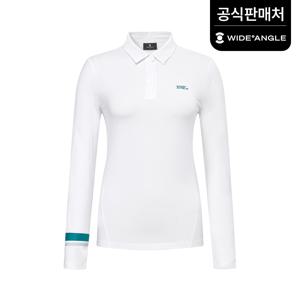 공식 신상 여성 CO 심플 로고 절개 폴로 골프 티셔츠 권은비 착용 WWP25291W2