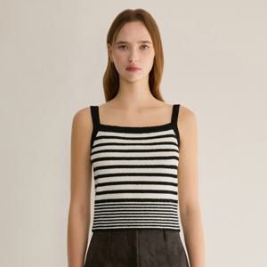 정가 58,000원 스트라이프 슬리브리스 니트 ASKPOP31150