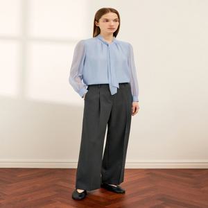 퍼프 리본 타이 블라우스 SWWBLQ12020