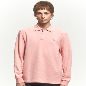 남성 [[24FW]] HZTS4D431P1 [반값[아이코닉] 핑크 긴팔 피케 카라 티셔츠