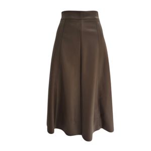 [롯데백화점][에이비에프지]A라인 페이크 가죽 스커트 ADZ4ZS31J