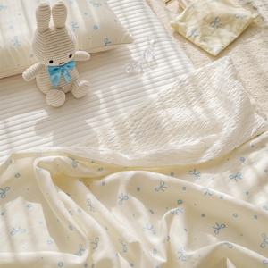 생크림 모달 리플 아기블랭킷 여름 낮잠이불