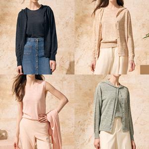 후드가디건+이너나시2종세트