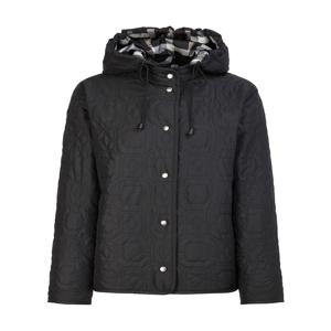 닥스 여성 [[25SS]] WKJU5A103BK [스테디셀러]블랙 패턴 후드 점퍼