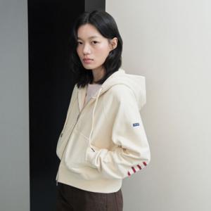 봉봉쁘디후디집업 (크림) Bon Bon Petit Hoodie Zip-Up ASJF261KR07-CRM