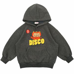 [키즈]리틀 데몬즈 피그먼트 후드 맨투맨 티셔츠_BP61TH329