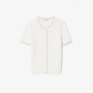 공식 여성 티핑 케이블 반팔 가디건 AF5381-56G 70V