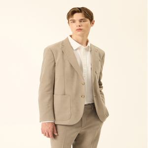 남성 [[25FW]] DMJA5C302I3 [SET-UP] 다크베이지 캐주얼 자켓