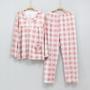 여성 피치기모 레이스 잠옷상하세트 [JB8676] 실내복상하 여성잠옷상하