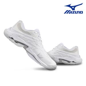 웨이브 라이트닝 엘리트 와이드 배드민턴화 실버