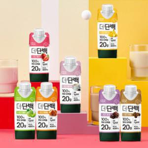 (HOT특가딜)더 단백 프로틴 음료 7종 250ml 2가지맛 선택 (총36팩) /초코/딸기/바나나/멜론 등
