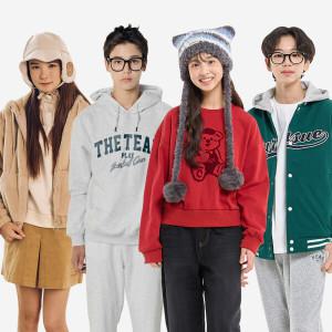 (20%쿠폰) 균일가 8천원대부터~ 에어워크주니어 클리어런스 티셔츠/팬츠/맨투맨/자켓/집업/가디건