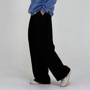 네오플레인 여성 투턱 기모 와이드 츄리닝 겨울 밴딩 팬츠 바지 6 COLOR