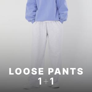 네오플레인 1+1 여자 루즈핏 트레이닝 밴딩 팬츠 츄리닝 바지