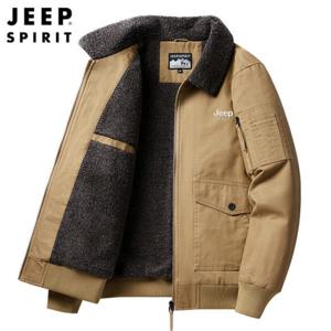 지프스피릿 JEEP SPIRIT 남성용 겨울 따뜻한 양털안감 캐주얼 재킷 항공점퍼 0705