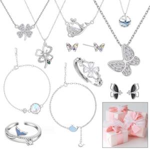 행운가득한 쥬얼리 100종택 / 925실버주얼리 한정수량 / 구매수량별사은품까지 / 네잎클로버나비물고기