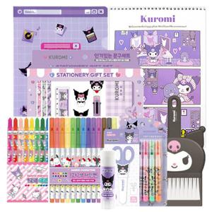 산리오 쿠로미 9종 신학기 학용품 문구세트
