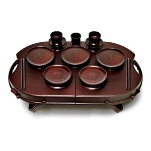 휴대용 국산 성묘 제기세트 14P 제수용품 성묘용 제기