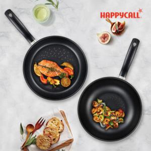 해피콜 올 뉴 컴포트 다이아몬드 IH 인덕션 후라이팬 2종 C세트(28팬+28웍)