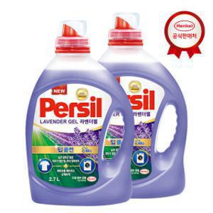 (HOT특가딜)퍼실 라벤더 듀얼(드럼/일반 겸용) 2.7L x2개 세탁세제