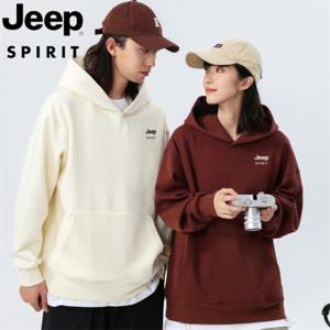 JEEP SPIRIT 지프 박시 기모 도톰 캐시미어 후드 맨투맨
