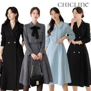 설빅세일추가쿠폰/빅사이즈/원피스/하객룩/오피스룩/플레어/h라인원피스/쉬폰/정장/결혼식/돌잔치(S~XXL)