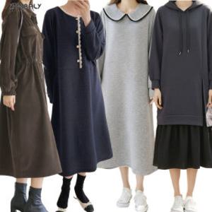 겨울 빅사이즈 기모 니트 롱 뷔스티에 골덴 후드 데님 청 나시 미니 트위드 랩 하객룩 결혼식 면 멜빵 셔츠