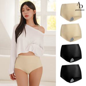 (20+12%)(4개세트) 2컬러 심리스 하이웨스트 팬티 노라인 무봉제