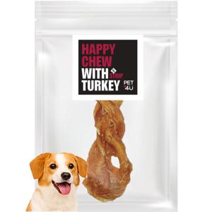 (터키츄 특가/무배)더내추럴 해피츄 터키츄 스트립 S x 20개 강아지껌 애견 칠면조간식 강아지간식