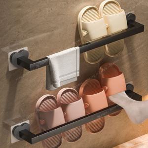 AROK 무타공 욕실화 거치대 50cm/수건거치대/다용도 거치대/정리대