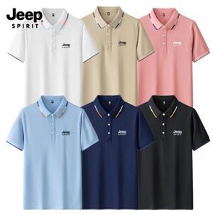특가 1+1 지프 JEEP SPIRIT 남성 고급 반팔 카라 티셔츠 여름 티 JP5438