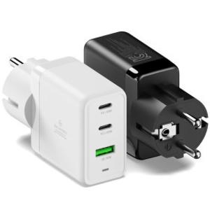 초고속 충전기 GaN PD 65W PPS 접지 멀티 고속 충전 어댑터  3포트 C타입 아이폰 충전기 케이블 미포함