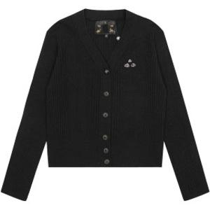 생필모)비비안웨스트우드 니트 가디건 여성 L 블랙-일본직구