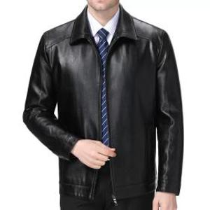 진짜 가죽재킷 레자X 진피 남자 양가죽 가을 겨을 집업 지퍼 점퍼 자켓 깔끔 무난한 베이직