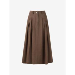 (CC콜렉트)(신세계센텀점)피치 코튼 플레어 롱 스커트_C253MSD005