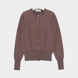 (현대Hmall)비비안웨스트우드 ORB 코튼 케시미어 크루넥 여성 가디건 1803002P Y001V D408