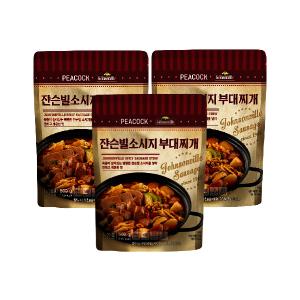 (HOT특가딜)피코크 쟌슨빌 소시지 부대찌개 500gX3팩
