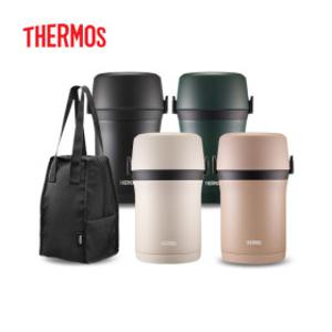 써모스 일체형 대용량 보온도시락 TKLH-1500 / 보온백포함 수능 직장인