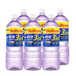레인OK 3in1 에탄올 코팅워셔액 1.8L 6개입 친환경 사계절용